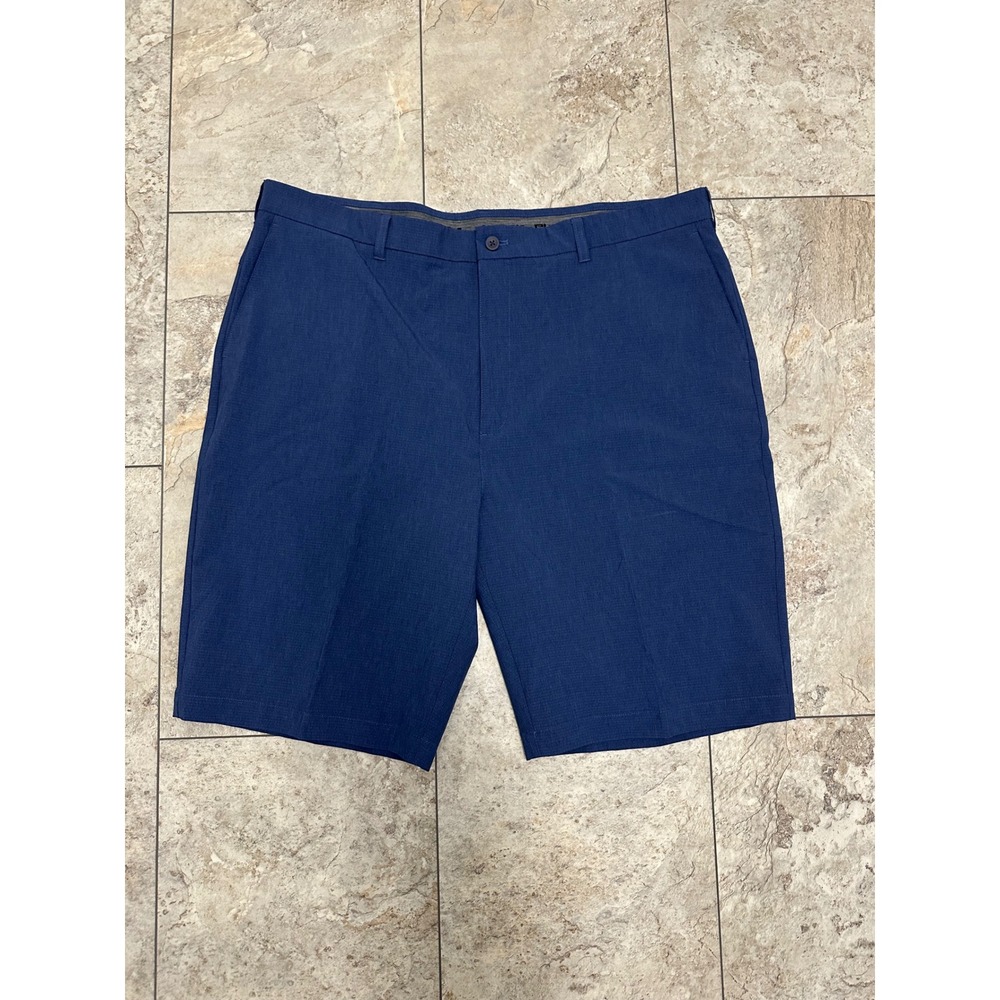 Roundtree & Yorke Performance Mens Navy Blue Golf Shorts Size 44T Stretch 44 x 9